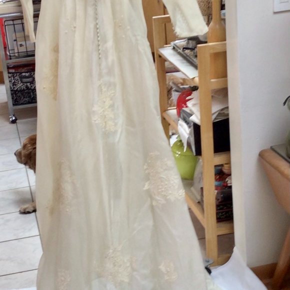 Vintage 1965 wedding dress-partial - Picture 3 of 5